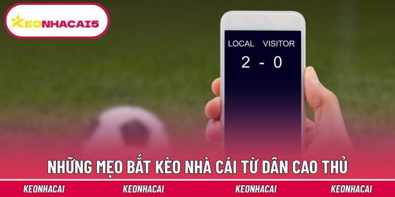Những mẹo bắt kèo nhà cái từ dân cao thủ