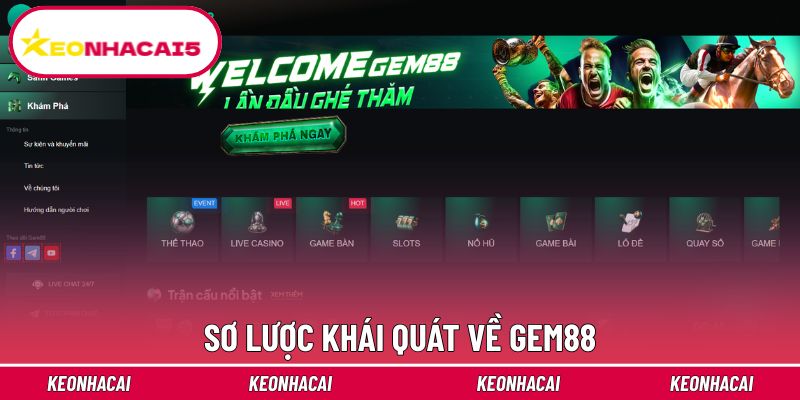 Gem88 - Nền Tảng Giải Trí Đẳng Cấp Với Tỷ Lệ Kèo Cạnh Tranh 2 Giới thiệu đôi nét về Gem88