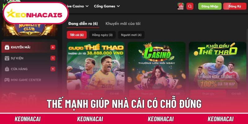 Thế mạnh giúp website có chỗ đứng trên thị trường